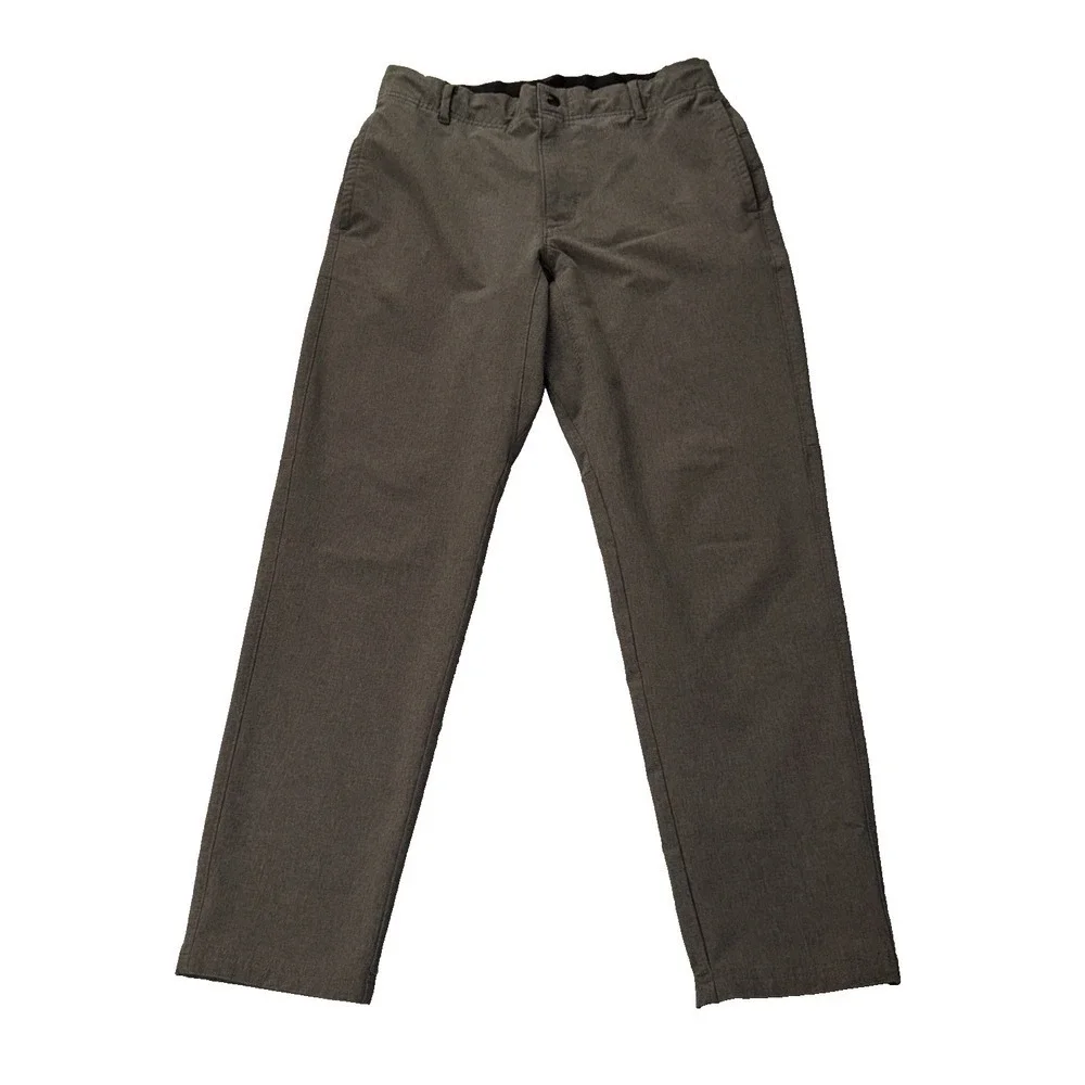 StretchTech‎ Go-H20 Pants Men S Gray Active Performance Trousers